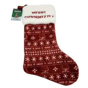 NWT Snoop Dogg Merry Chrismizzle Red Stocking
